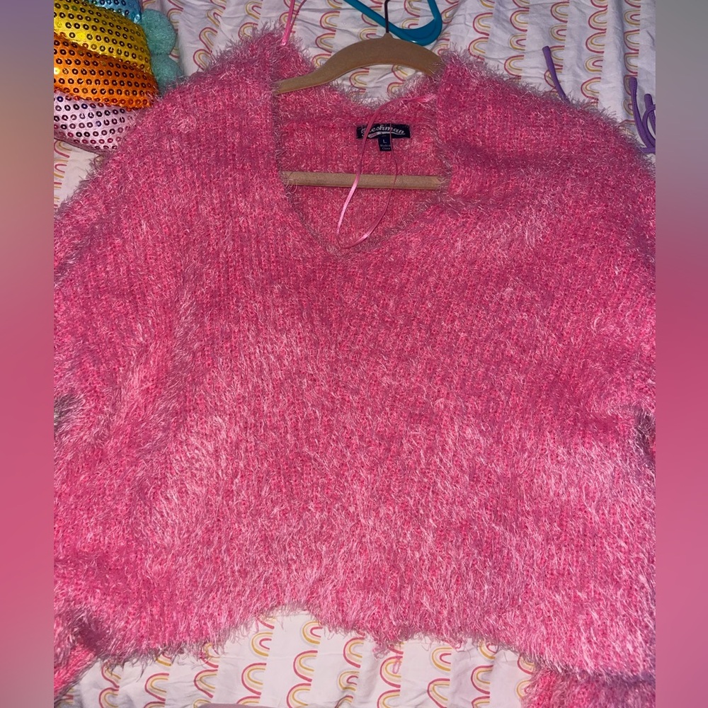 Freshman 1996 Soft Pink Sweater - Size L